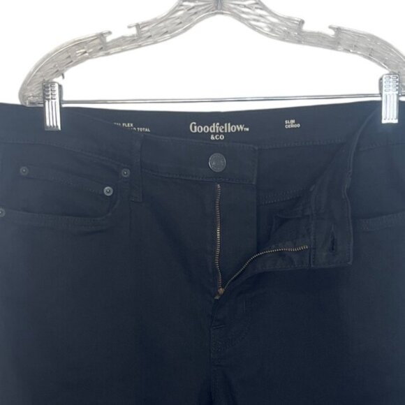 Goodfellow & Co Slim Total Flex Pants Mens 36 x 32 Black - Picture 7 of 9